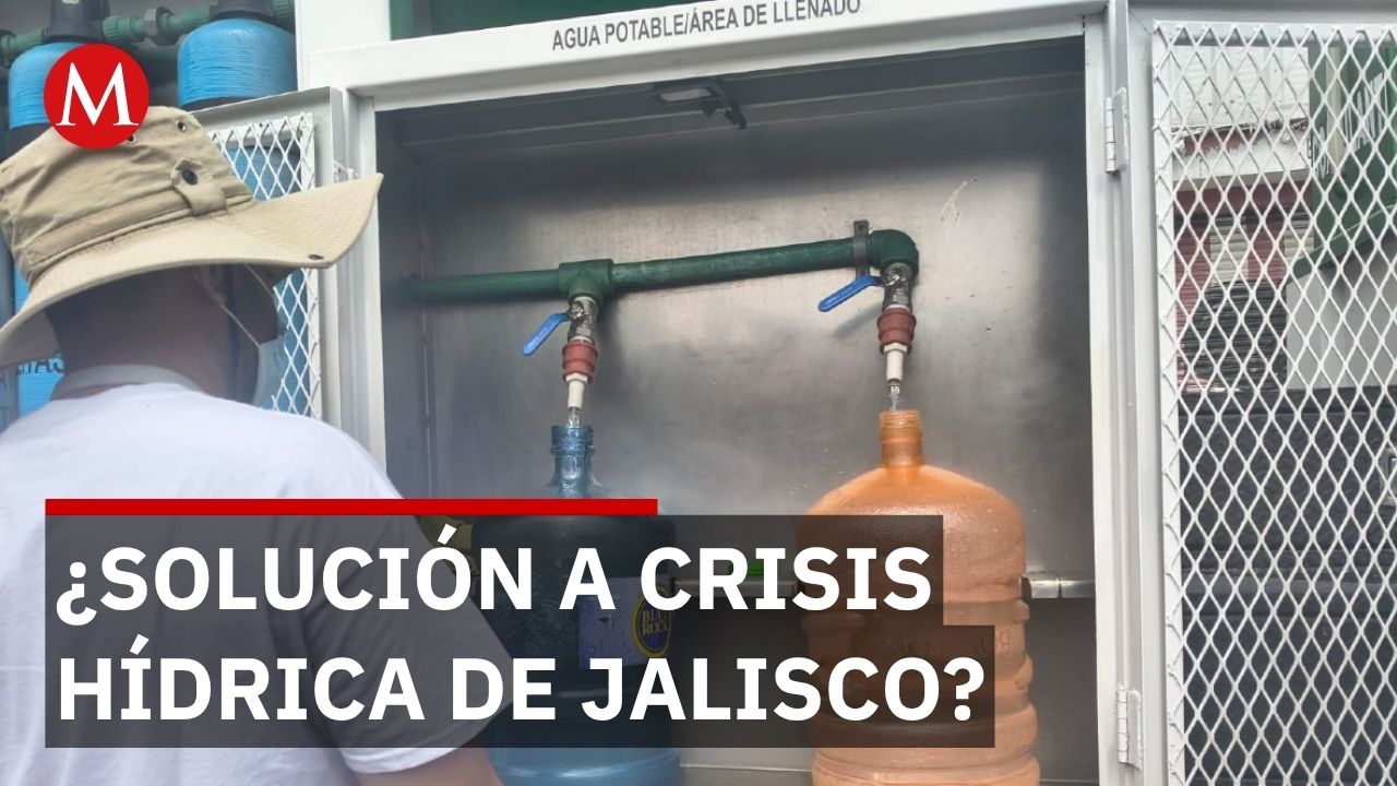 Autoridades instalan planta potabilizadora móvil gratis en Guadalajara ante crisis del agua