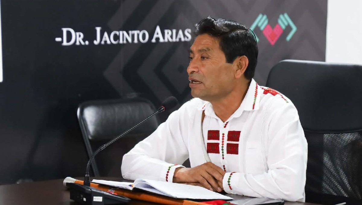 César Gómez López, alcalde de Oxchuc, Chiapas. | Especial