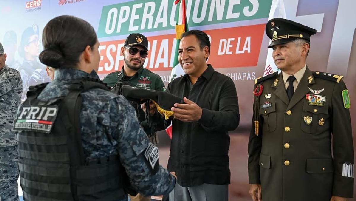 Chiapas suma nuevos integrantes a su fuerza policial de élite. | Especial