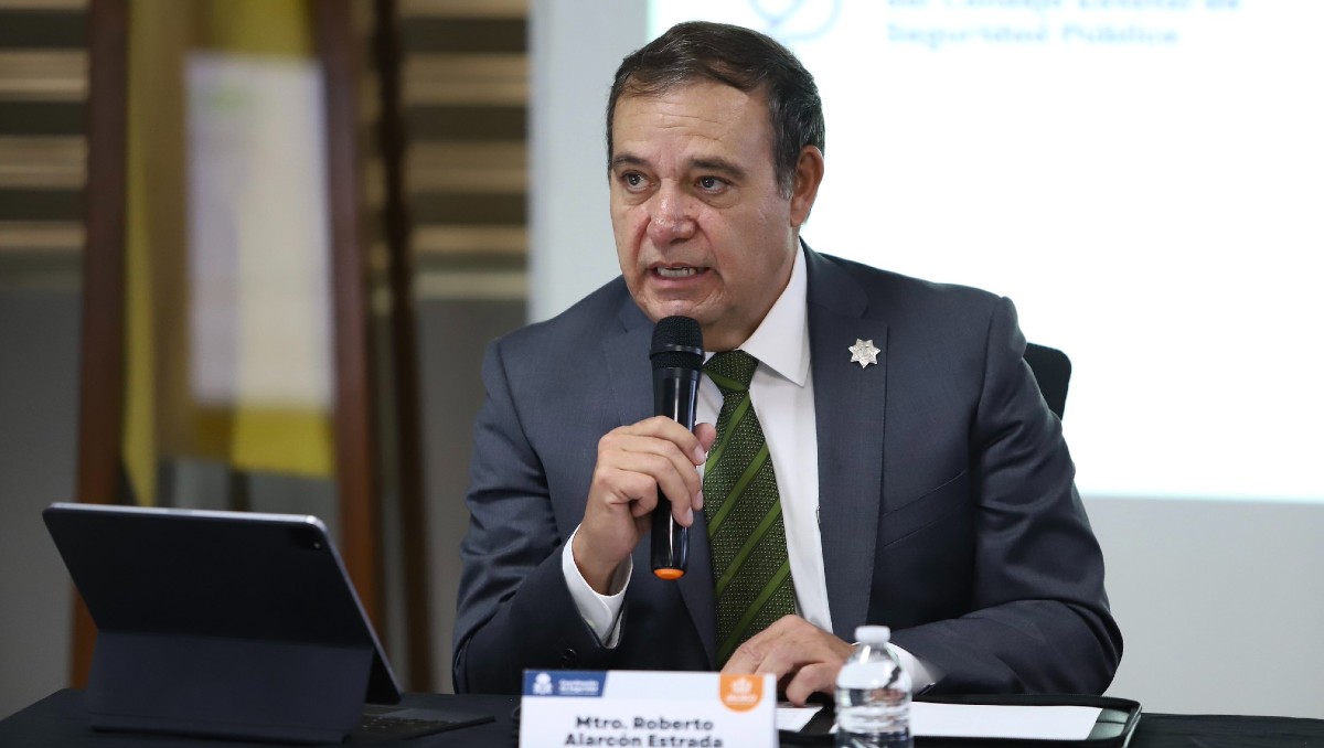 El coordinador general estratégico de Seguridad de Jalisco, Roberto Alarcón (Cortesía Coordinación de Seguridad Jalisco)
