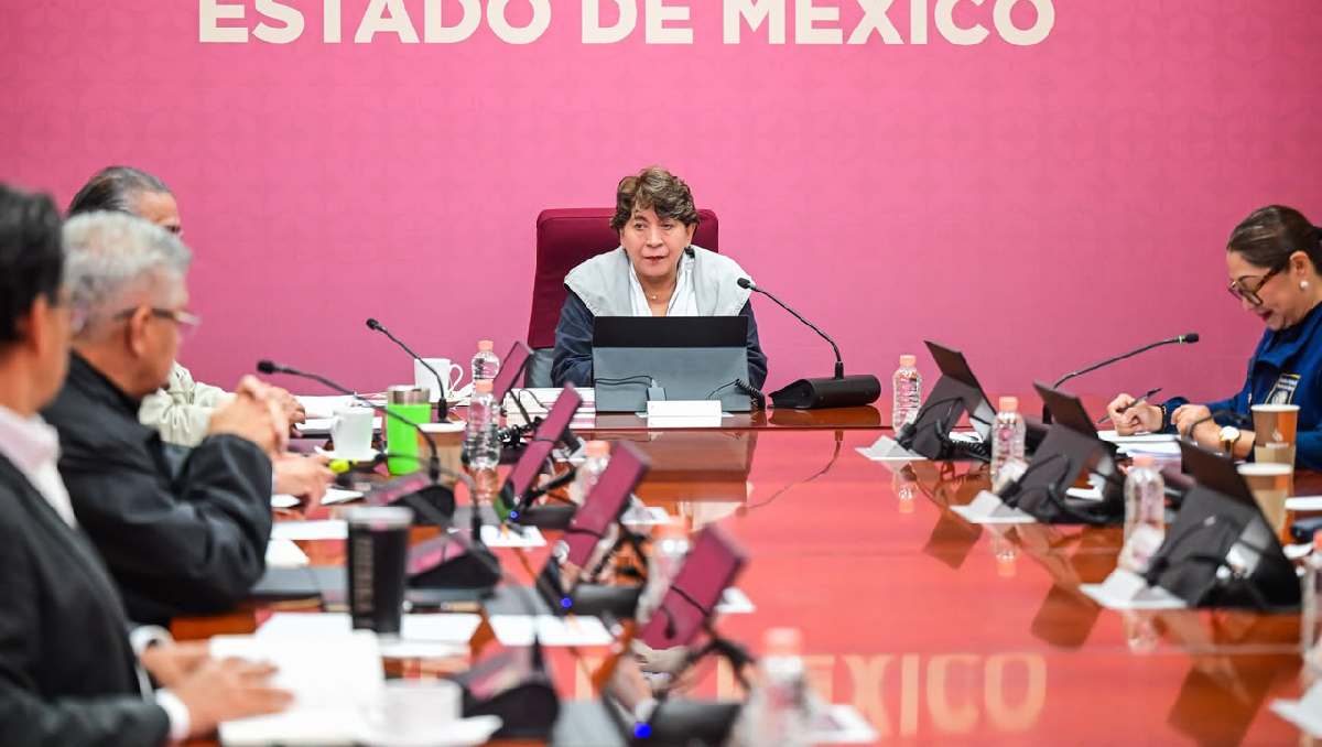 Delfina Gómez destacó la coordinación entre instituciones para lograr la reducción de incidencia delictiva. | Foto: Especial