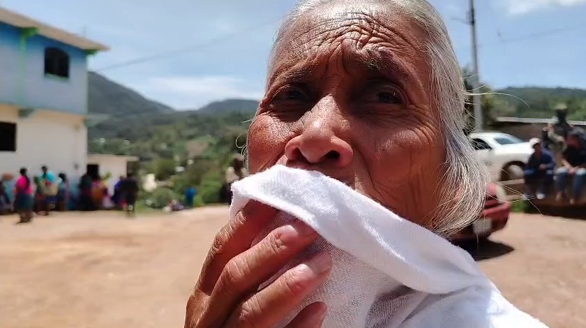 Doña Anastasia Cabrera Tapia, cuñada de una mujer que fue víctima del desplazamiento forzado en Guerrero, narró la historia. (Foto: especial)