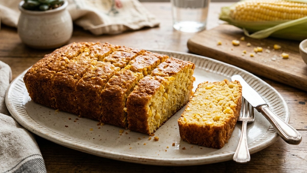 Imagen ilustrativa de pan de elote (IA)