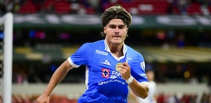 Luka Romero festeja su gol ante Puebla en la Jornada 2 del Apertura 2026