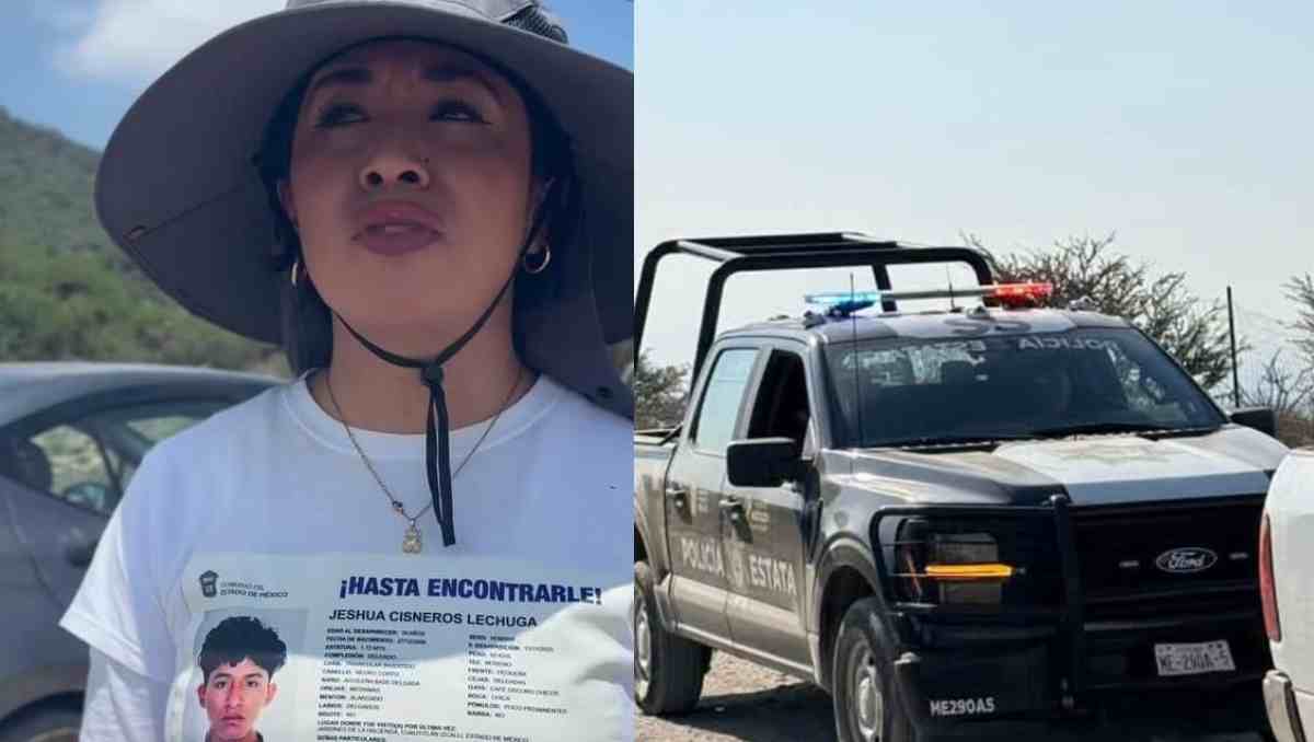 Madre de Jeshua informó que cuatro policías estatales son investigados por la desaparición del joven en Izcalli. | Foto: Especial