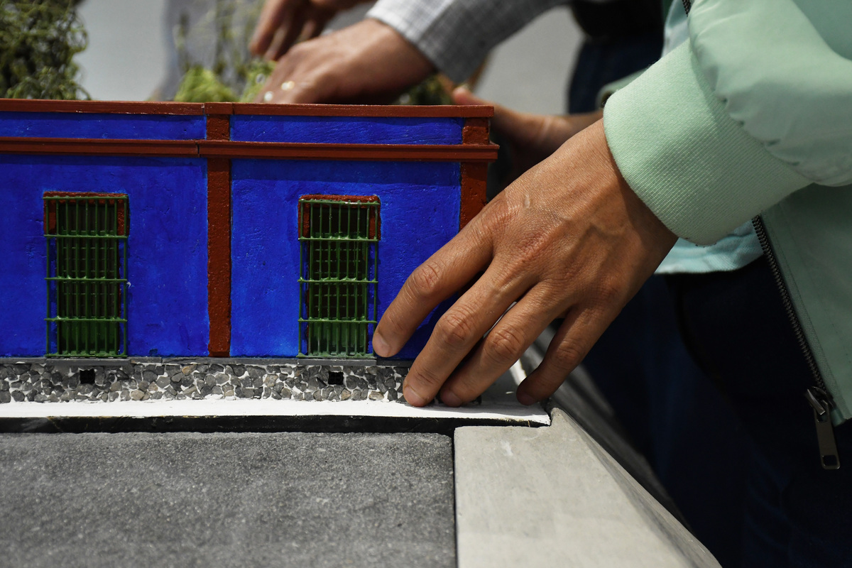 La maqueta táctil de la Casa Azul fue concebida como un nuevo recurso de accesibilidad. (Foto: Especial)