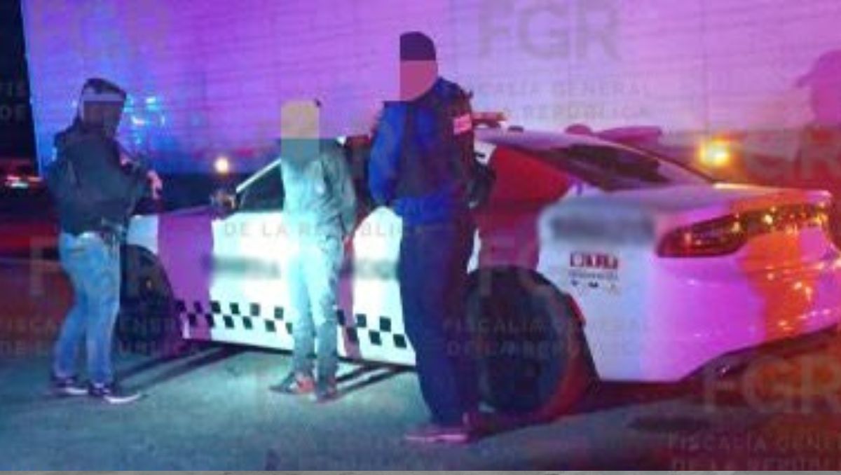 Mauricio “N” fue detenido sobre la carretera Matehuala-Saltillo, en Galeana. Foto: Especial