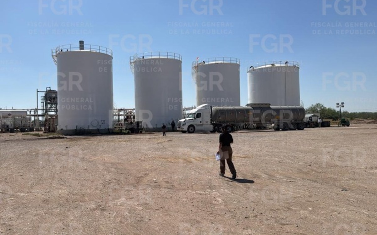 Megadecomiso de combustible en Reynosa sigue bajo investigación de la FGR. | Cortesía: FGR
