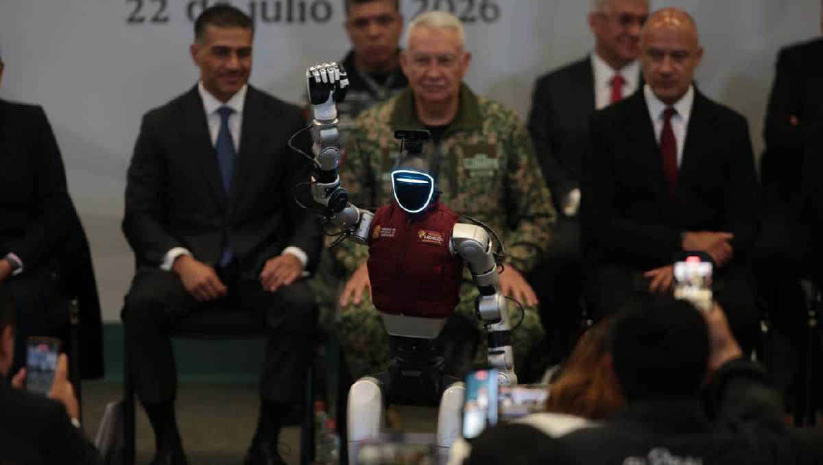 El C5 Estado de México cuenta ahora con el apoyo de robots que funcionan con IA. | Foto: Tania Contreras