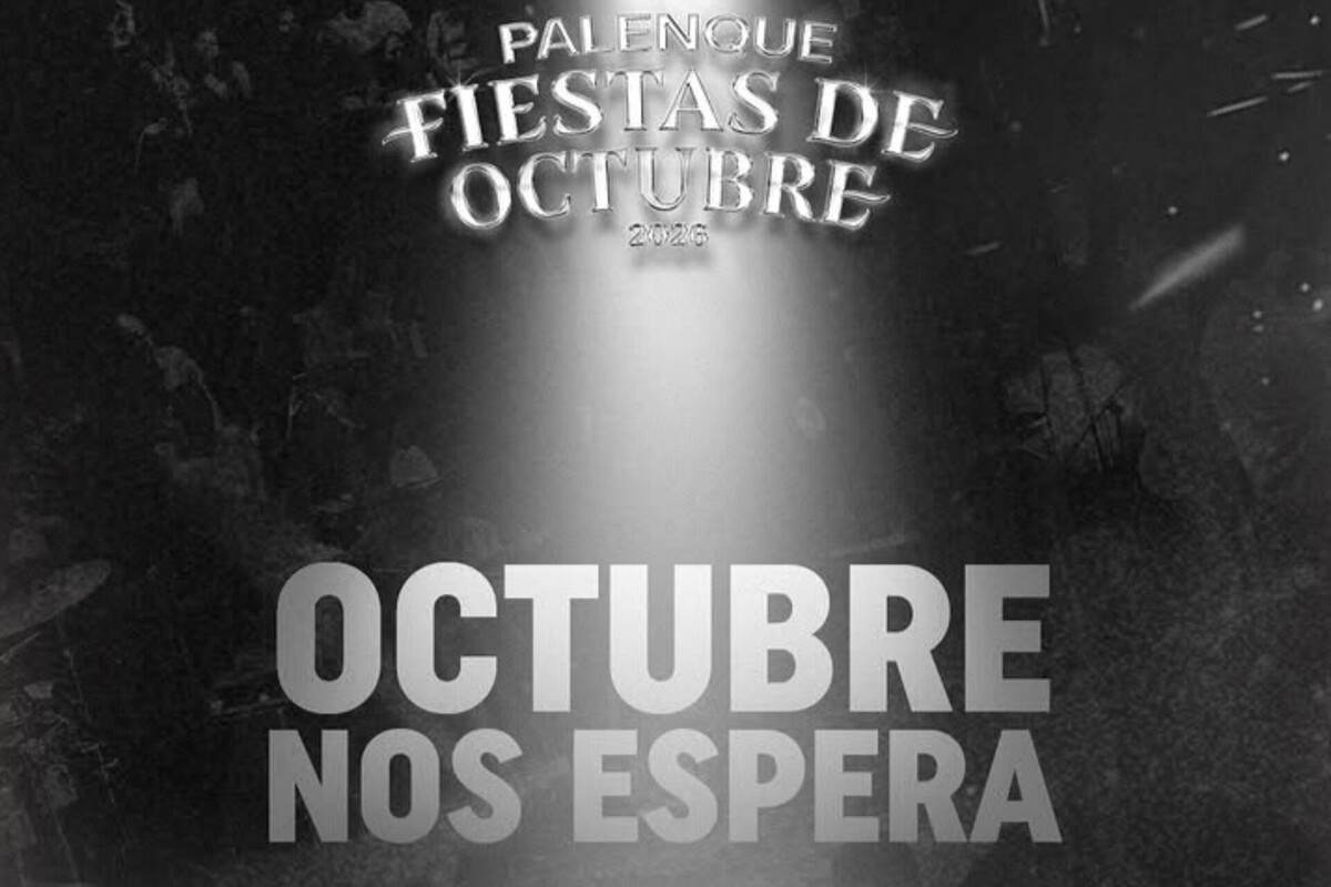Todo listo para el Palenque de las Fiestas de Octubre 2026. (Especial)