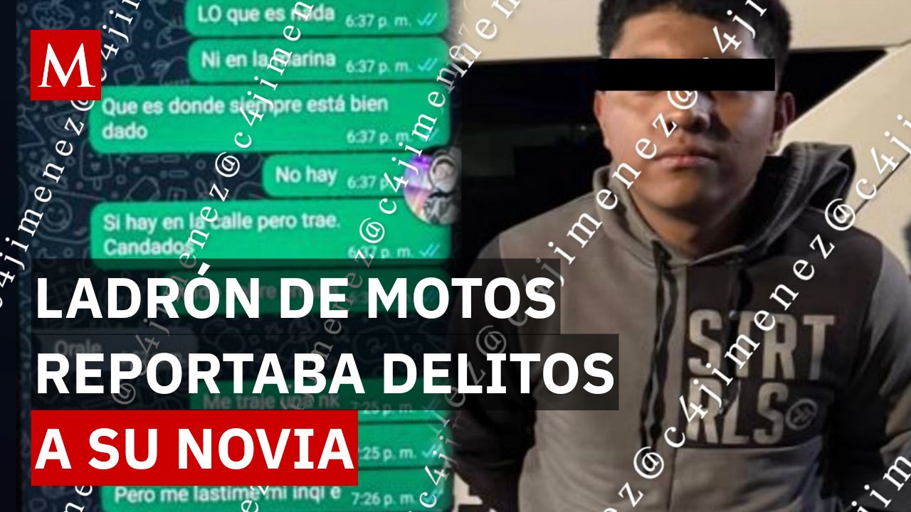 "Amor, no hay nada puesto": Así exhibieron a un presunto ladrón de motos en Iztapalapa