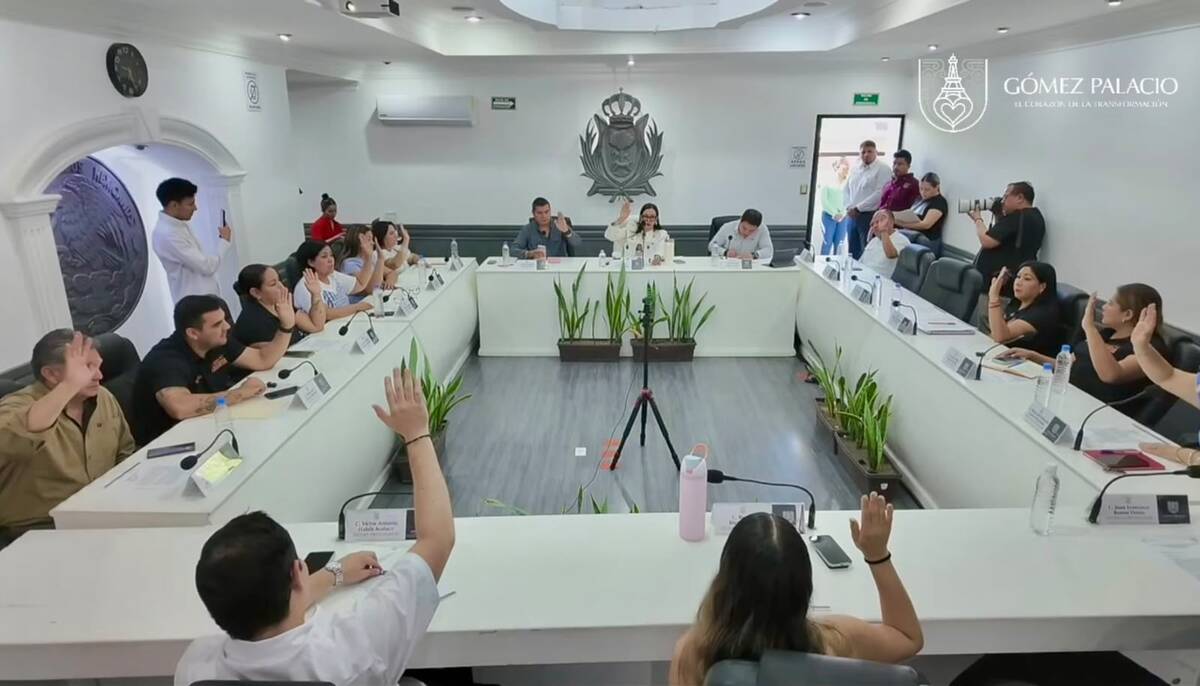 Aprueba Cabildo de Gómez Palacio de manera unánime, inversiones por más de 204 mdp para fortalecer el Plan Fluye. (Cortesía Ayto de Gómez Palacio)
