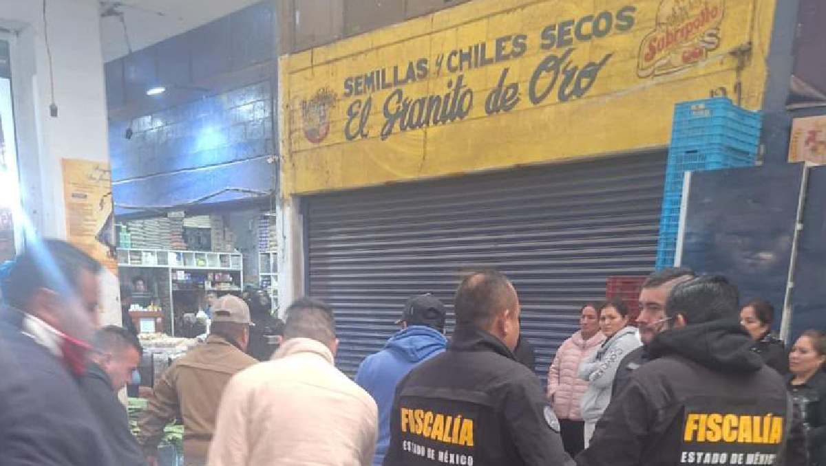 Los atacantes habrían huido tras disparar al comerciante en la Central de Abasto de Toluca. | Foto: Cortesía SSEM