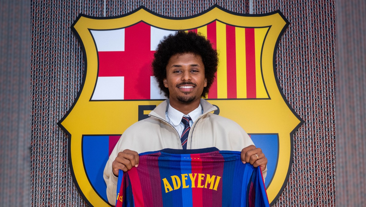 El Barcelona hace oficial el fichaje de Karim Adeyemi (X: @FCBarcelona)