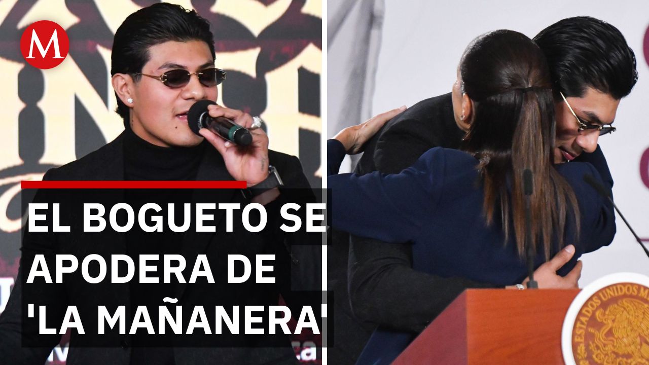 ¿Qué cantó El Bogueto hoy en 'La Mañanera'? Te traemos la letra completa de 'Mi barrio'
