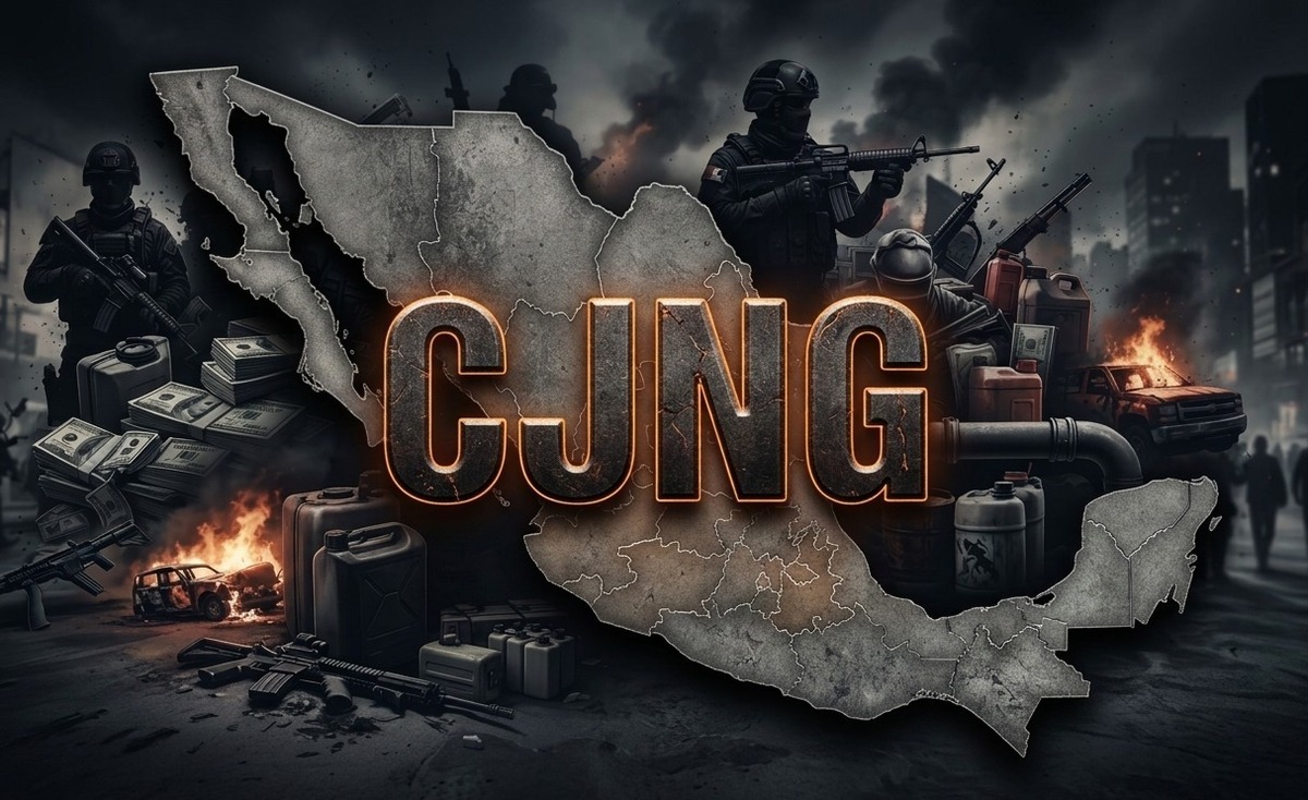 El CJNG consolida su presencia en México mediante una red delictiva que trasciende el tráfico de estupefacientes. | Diseño: IA
