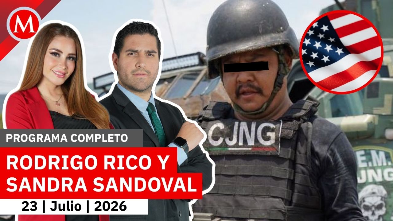 EU anuncia una sanción contra 50 miembros del 'CJNG' | Milenio Noticias, 23 de julio de 2026