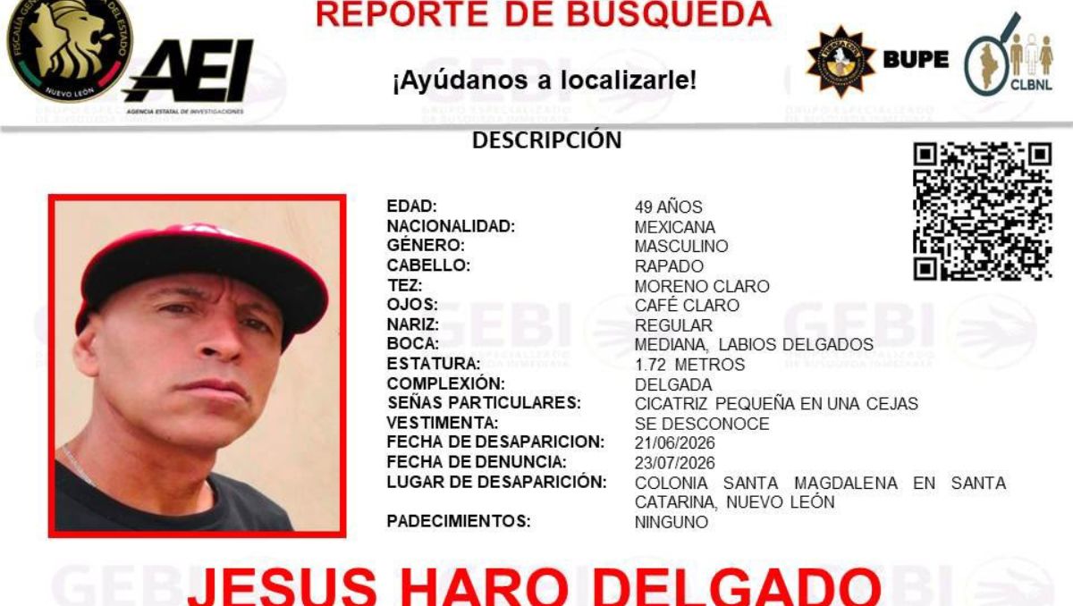 Jesús Haro Delgado desapareció el 21 de junio | Especial