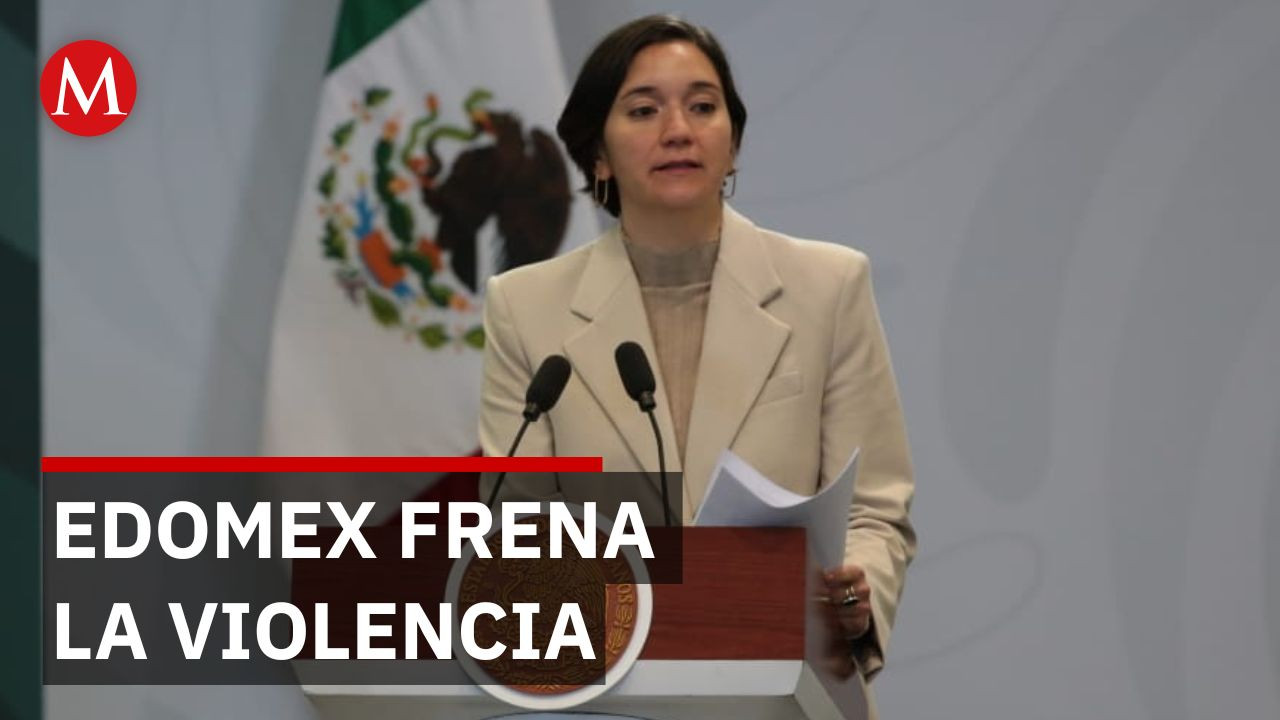 Marcela Figueroa revela drástica baja en la violencia del Edomex