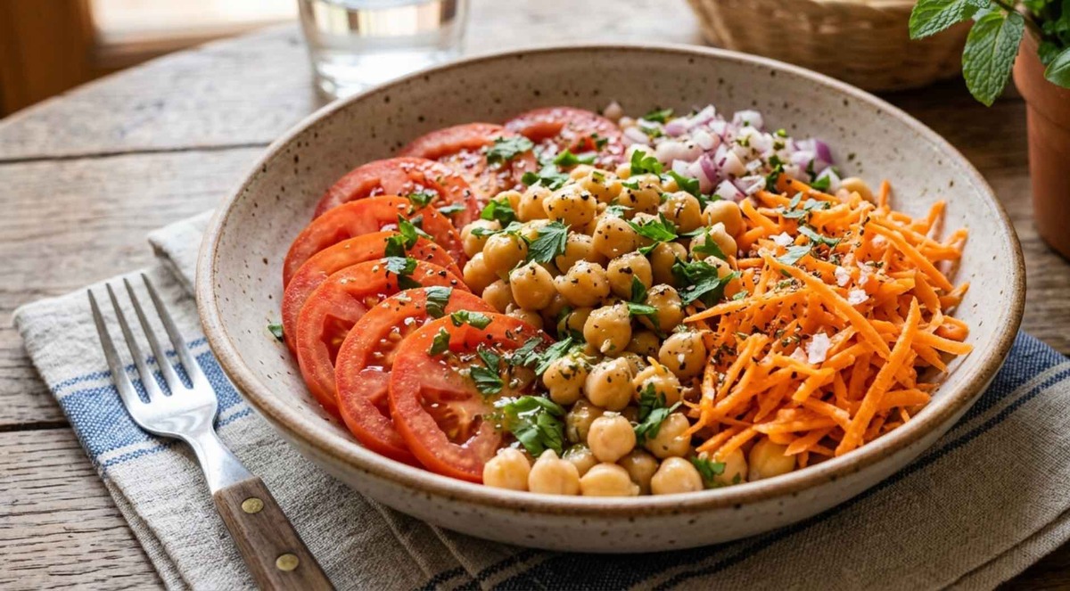 Receta para ensalada de garbanzo. | ESPECIAL