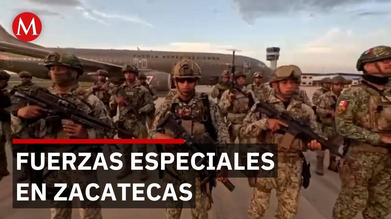 Refuerzan seguridad en Zacatecas con Fuerzas Especiales tras asesinato de 10 personas