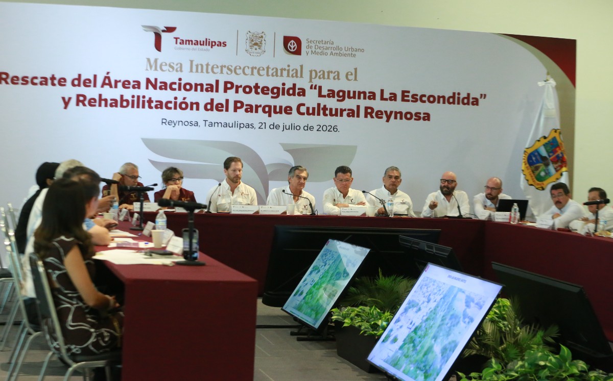 Secretarios del gabinete, diputadas y diputados locales, ambientalistas y representantes de cámaras | Gobierno de Tamaulipas