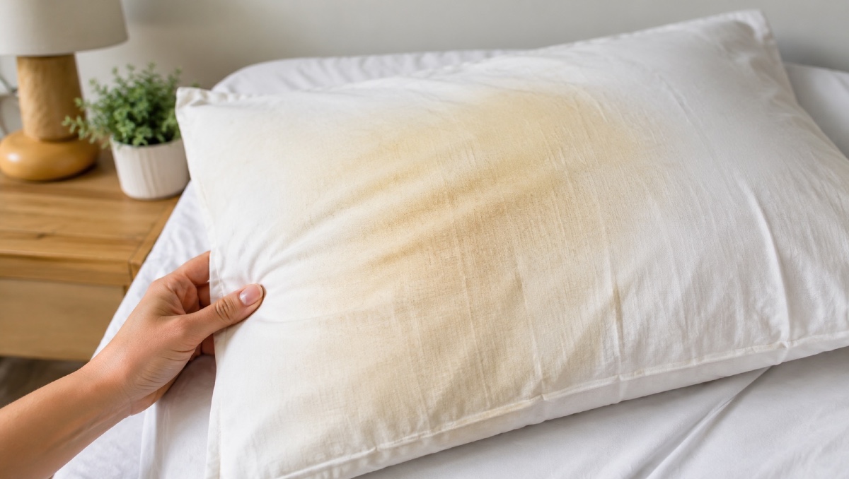 Por qué tu almohada se pone amarilla y cómo quitar las manchas | IA DISCOVER