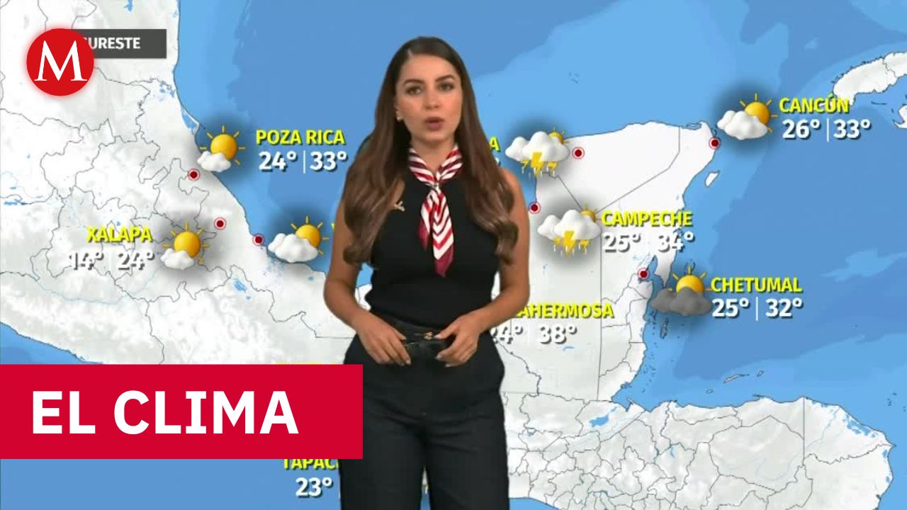 Clima de hoy viernes 24 de julio de 2026 | Pronóstico con Sandy Tok