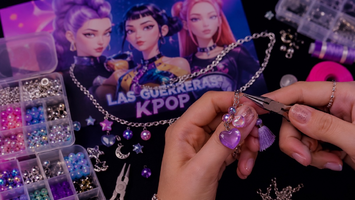 Cómo hacer un collar de Las Guerreras K-Pop con materiales baratos