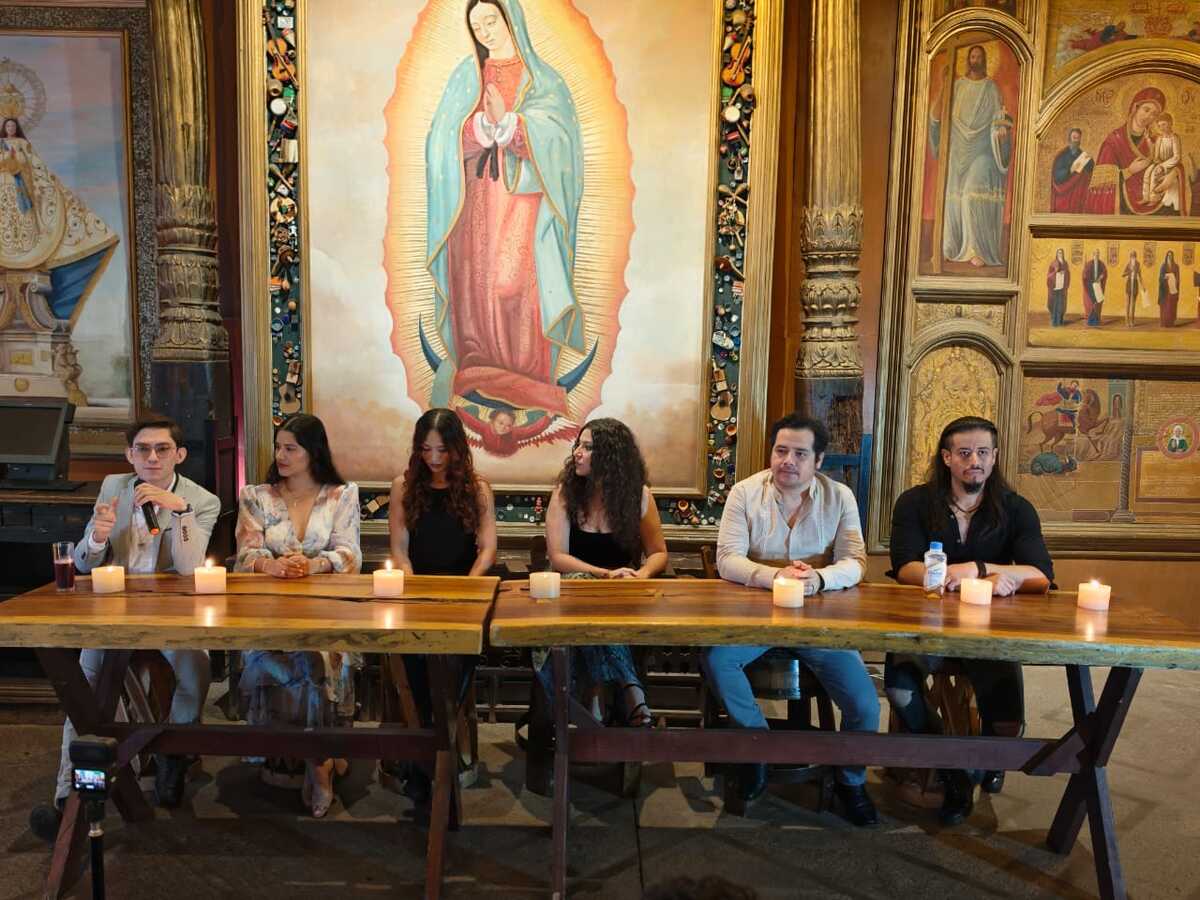 El elenco se manifestó entusiasmado por la presentación sabatina en el Galerías. (Cortesía Teatro Galerías)