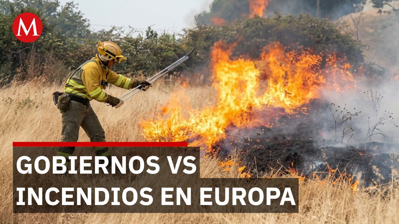 Familias pierden todo en incendios mientras gobiernos europeos enfrentan calor extremo