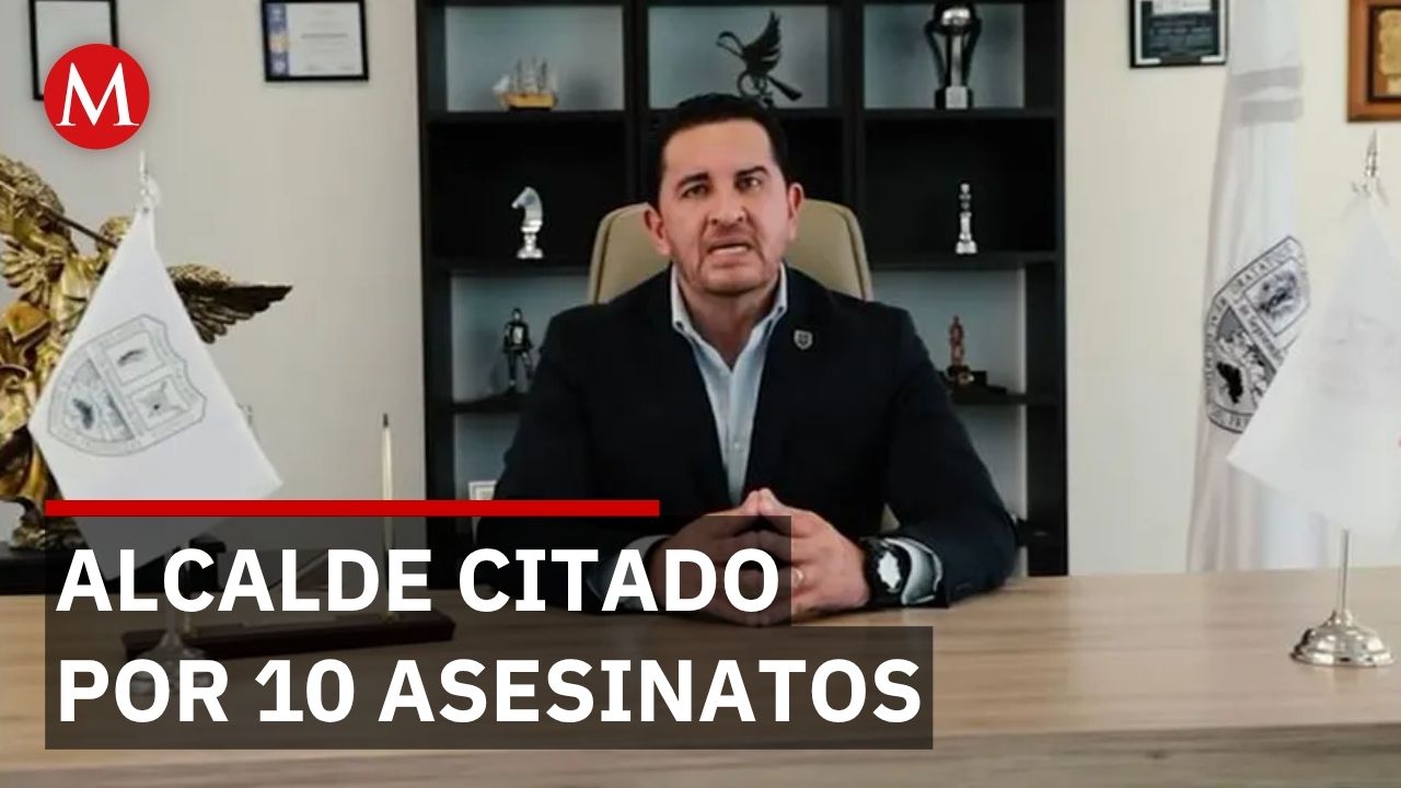 Fiscalía cita a alcalde de Fresnillo por masacre de 10 personas y presunto esquema de extorsión