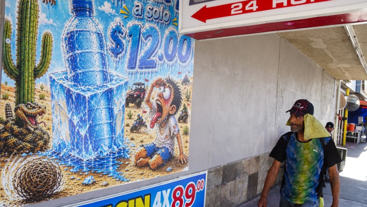 Habitantes de Mexicali enfrentan temperaturas extremas durante la jornada de este verano.|Foto: Especial