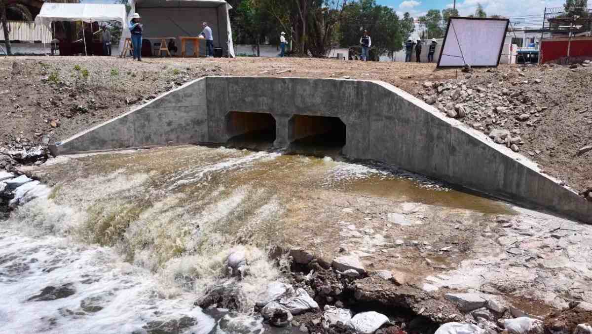 Con una inversión histórica, Conagua ejecuta obras estratégicas para garantizar agua y mitigar riesgos de inundación. | Foto: Especial