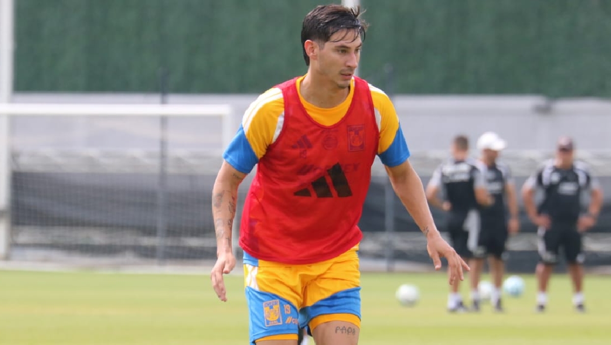 Mauro Lainez ya entrena al parejo con Tigres (Tigres)