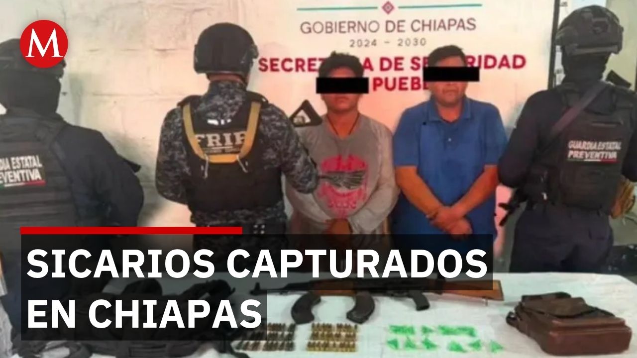 Operativo en Chiapas: abaten a dos delincuentes y capturan a otros dos en Jiquipilas