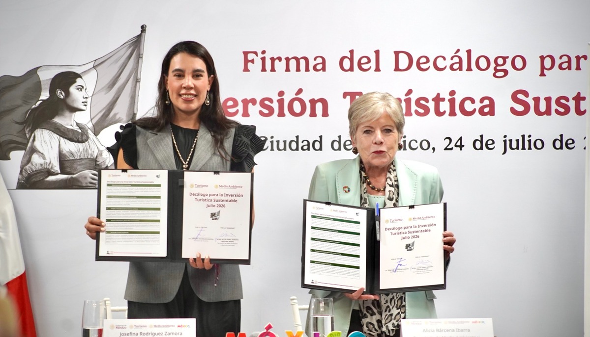 Sectur y Semarnat firmaron el Decálogo para la Inversión Turística Sustentable. | Foto: X