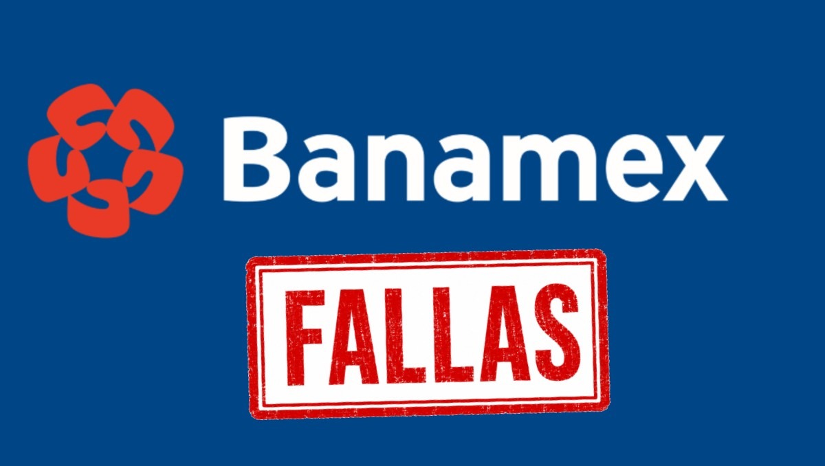 Usuarios reportan fallas en la app del banco Banamex (RS)