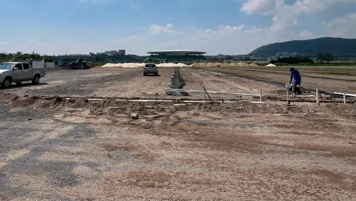 Así será el vivero que surtirá de pasto al Estadio Guadalajara. (Juan Manuel Figueroa)