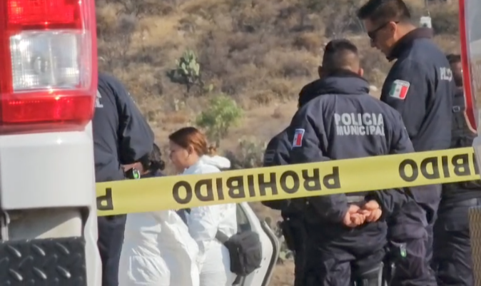 Hallan presuntos restos humanos en el fraccionamiento Haciendas de Tizayuca. (Cortesía)