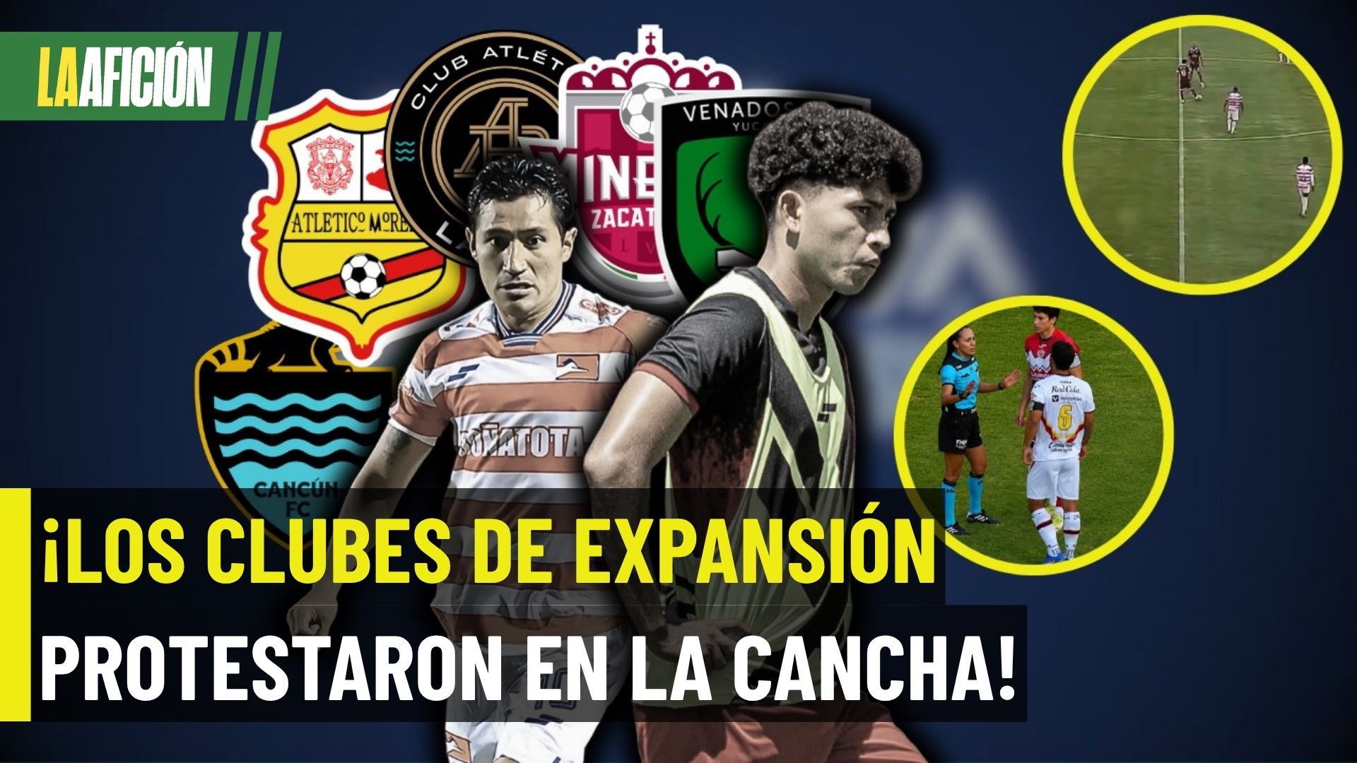 Así protestaron los Clubes de Expansión contra la desaparición del ascenso y descenso