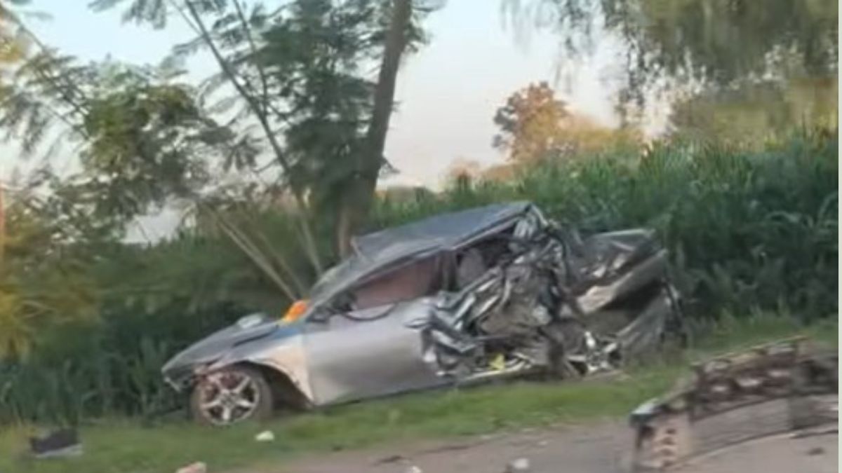 El accidente ocurrió a la altura de la localidad de Mogotes. | Redes Sociales