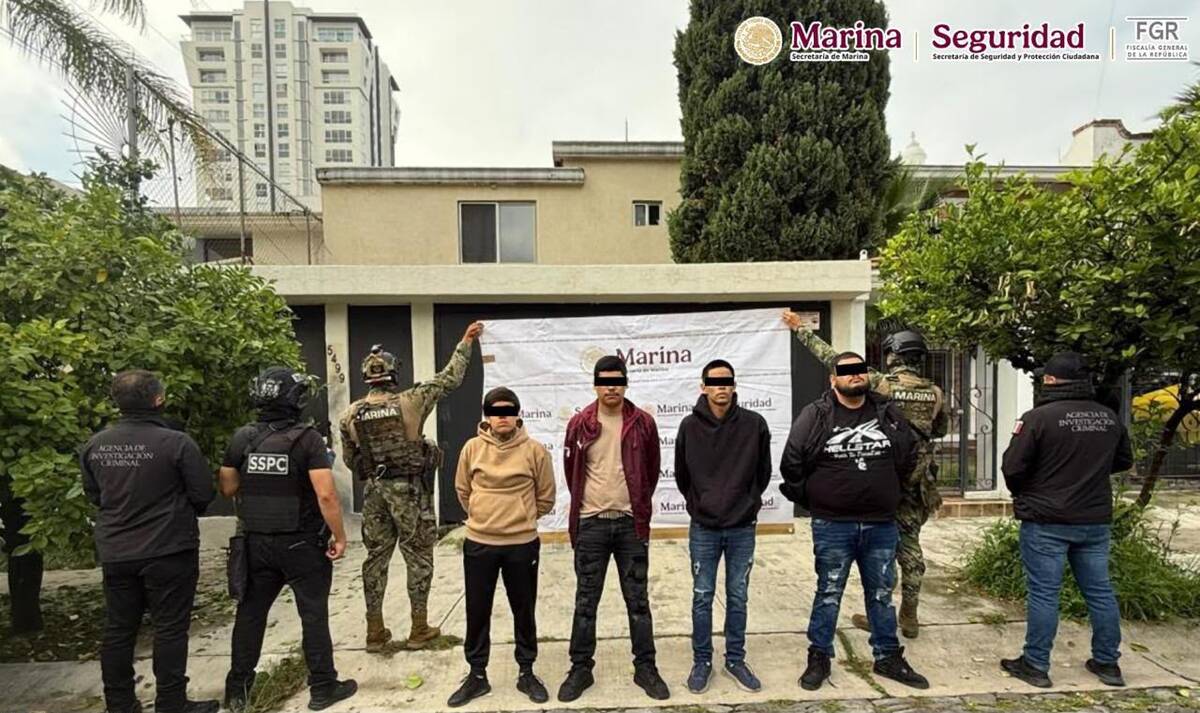 La detención se logró tras un operativo de la Marina. ( Cortesía SSCP)