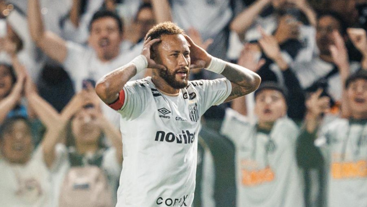 Neymar aclara polémica sobre presunta pelea en el vestidor del Santos (X @SantosFC)