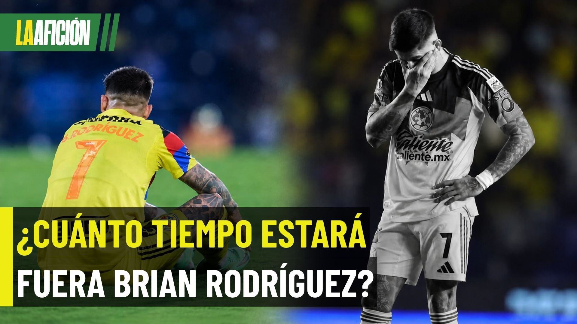 ¡Preocupación en Coapa! Brian Rodríguez sufre un esguince
