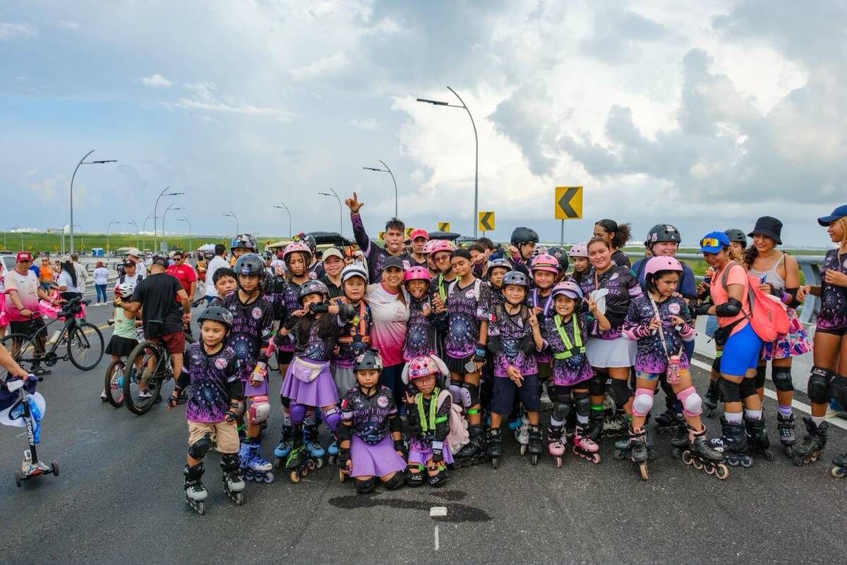 El Puente Nichupté abrió por primera vez para actividades deportivas, culturales y de convivencia familiar en Quintana Roo. | Especial