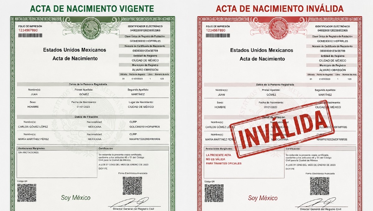 El acta de nacimiento es un documento obligatorio en México | IA Discover