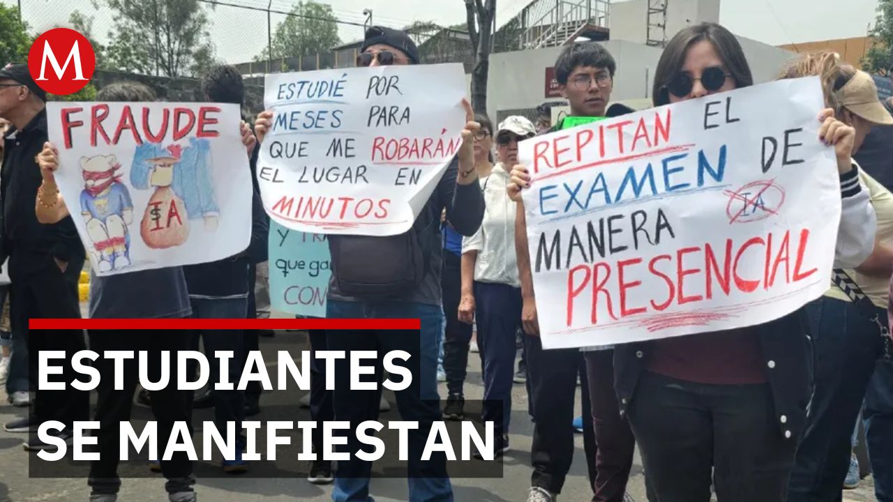 Aspirantes protestan por trampas en examen virtual de UNAM