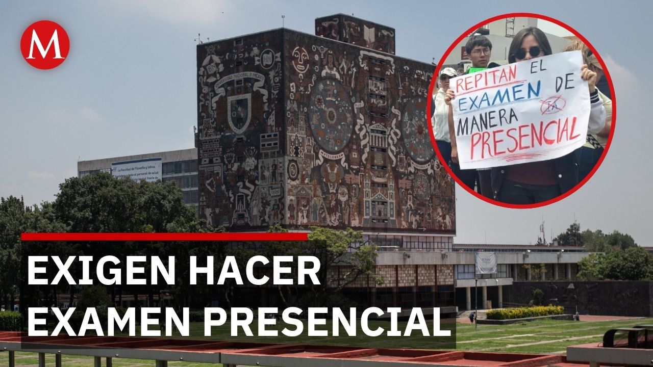 Aspirantes de la UNAM marchan a Rectoría por presunto fraude en examen de ingreso