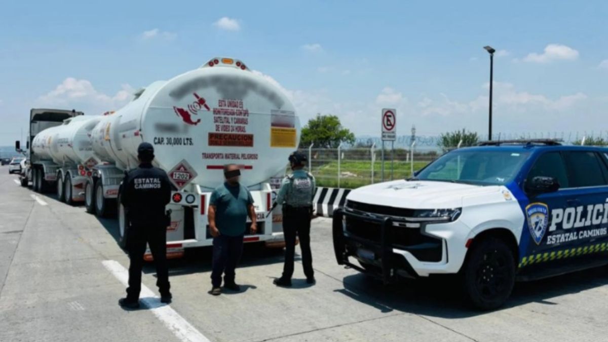 El conductor no pudo acreditar la procedencia legal del combustible. | Secretaría de Seguridad y Paz del Estado de Guanajuato